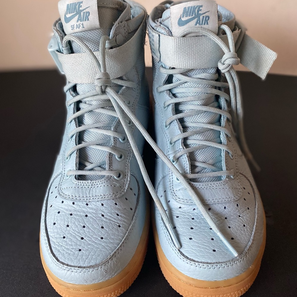 NIKE SF AF1 MID (GS)  OCEAN BLISS 7Y